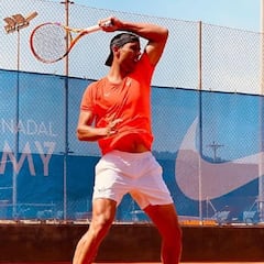 Nadal ya se entrena con la mirada puesta en Roland Garros