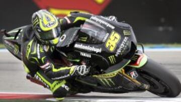 Cal Crutchlow logró sacar lo mejor de la Yamaha y se hizo con su primera pole.
