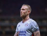 Carlos Rotondi of Cruz Azul during the 7th round match between Guadalajara and Cruz Azul as part of the Liga BBVA MX, Torneo Apertura 2025 at Akron Stadium, on August 30, 2025 in Guadalajara, Jalisco, Mexico.