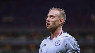 Carlos Rotondi  of Cruz Azul  during the 7th round match between Guadalajara and Cruz Azul as part of the Liga BBVA MX, Torneo Apertura 2025 at Akron Stadium, on August 30, 2025 in Guadalajara, Jalisco, Mexico.