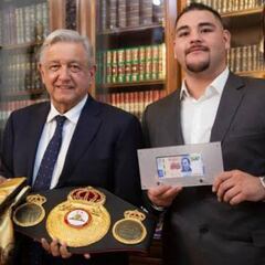 Andrés Manuel López Obrador manda palabras de aliento a Andy Ruiz Jr.