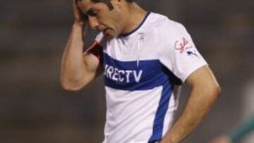 Álvarez sumó su quinta amarilla ante Audax Italiano.