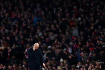 Pep Guardiola durante el encuentro. 