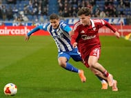 Tenaglia en el último partido copero.