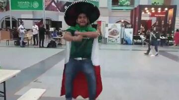 Mexicanos celebran con el GangnamStyle surcoreano