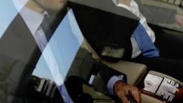 <b>CÓNCLAVE. </b>Sanz y el secretario de Abdullah bin Nasser al-Thani.