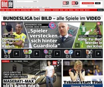 Portadas de la prensa extranjera