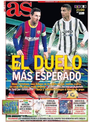 Las portadas de AS de diciembre