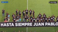 Cristal y Alianza homenajearon a Juan Pablo Vergara