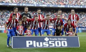 Once inicial del Atlético de Madrid. 