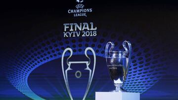 Trofeo de campe&oacute;n de la UEFA Champions League.