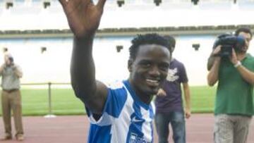 <b>ILUSIÓN. </b>McDonald Mariga llega a San Sebastián para ayudar.