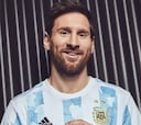 Messi protagoniza la presentación de la nueva playera de Argentina