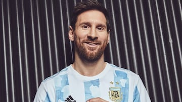 Messi protagoniza la presentación de la nueva playera de Argentina