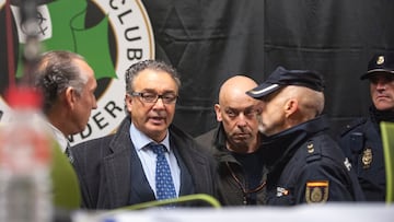Ángel Lavín, Harry, interpelado por la Policía cuando todavía era presidente del Racing.