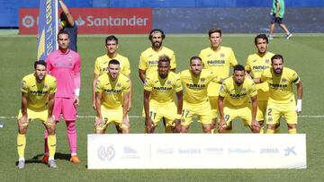 Once del Villarreal contra el Eibar.