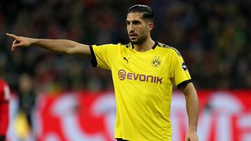 Emre Can, en acción con el Borussia Dortmund.