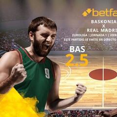Baskonia vs. Real Madrid: horario, TV, estadísticas, clasificación y pronósticos de la Euroliga