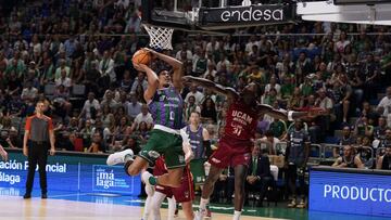 Entrada a canasta de Tyson Pérez