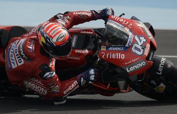 Andrea Dovizioso logró la tercera posición en la parrilla de salida