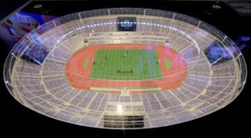 Maqueta del Estadio Olímpico de Roma.