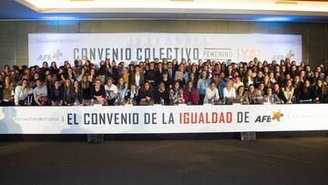 Reunión de las jugadoras con AFE en busca de soluciones por el convenio colectivo.