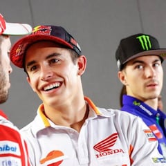Márquez: "No me interesa más abajo del tercero de Dovizioso"
