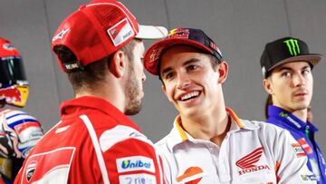 Márquez: "No me interesa más abajo del tercero de Dovizioso"