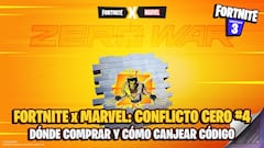Fortnite x Marvel: Conflicto Cero #4 - Dónde comprar el cómic y cómo canjear el código