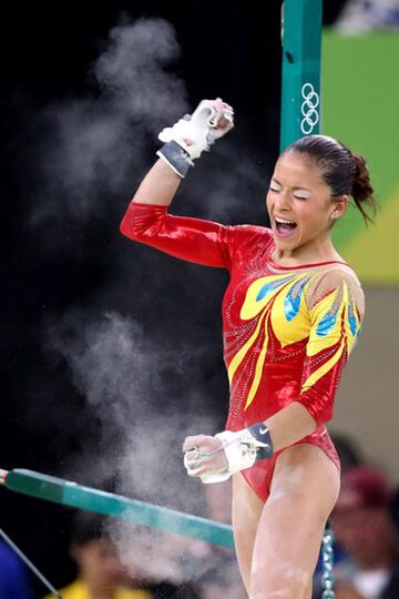 Deportista venezola que destaca en la gimnasia artística