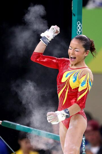 Deportista venezola que destaca en la gimnasia artística 