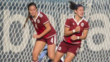 Selección Mexicana Femenil Sub-20 en partido de práctica