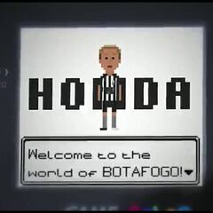 ¡Como videojuego de Game Boy! Así presentó Botafogo a Honda