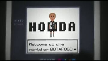 ¡Como videojuego de Game Boy! Así presentó Botafogo a Honda