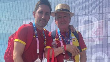 Entrenadores de María Pérez y Álvaro García.