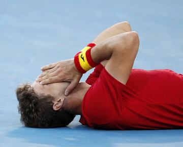 Pablo Carreño se tiró al suelo y lloró como un niño