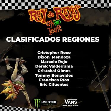 Los 26 clasificados regionales a la final de Rey de Reyes
