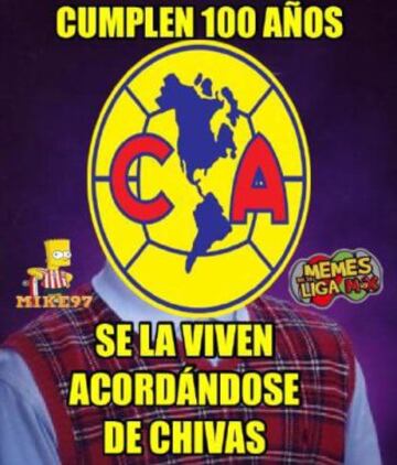 Los mejores Memes del Centenario del Club América