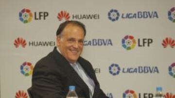 Javier Tebas, presidente de la LFP.