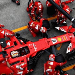 Ferrari: la caja de cambios de Vettel está en buen estado