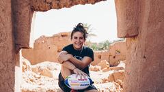 La jugadora española de rugby Patricia García.