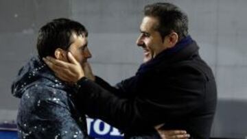 Asier Garitano jubnto a José Ramón Sandoval.