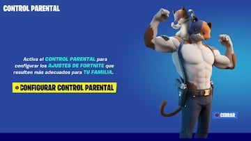 Fortnite posee opciones de control parental