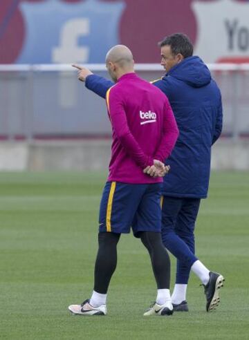Luis Enrique y Mascherano.