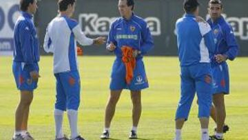 Aduriz y Domínguez no completaron la sesión