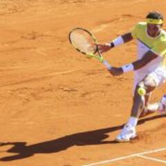 Rafa Nadal logra no fundirse con el calor y con Lorenzi