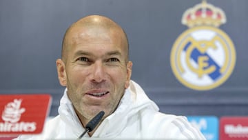 Zidane: "En invierno no se irá nadie. ¿Fichajes? Puede pasar..."
