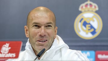 Zidane en rueda de prensa