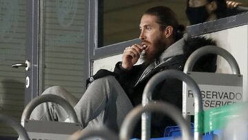 Ramos, en la grada del Di St&eacute;fano.