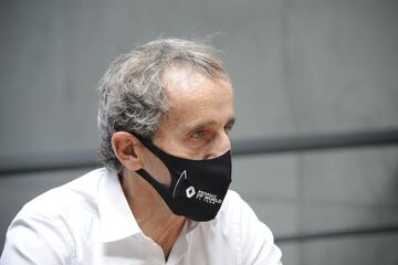 Alain Prost, durante la entrevista con AS.